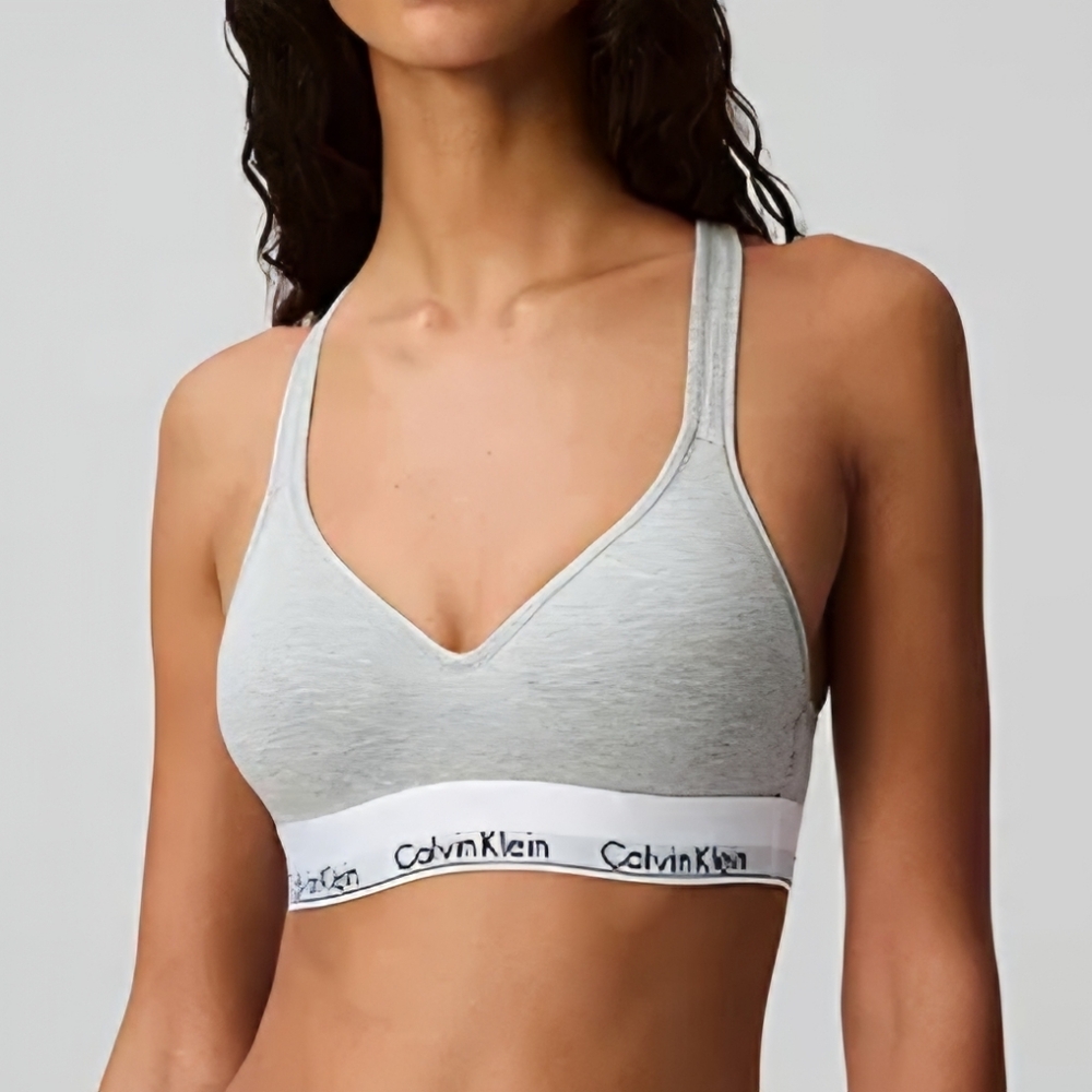 CALVIN KLEIN🩶Modern Cotton Lift Padded Bealette SIZE L - Picture 2 of 8